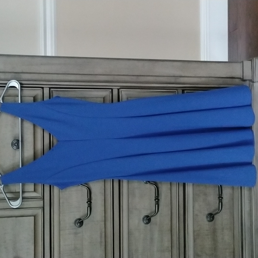 Royal blue dress